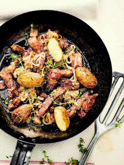 Echine aux échalotes et au thym