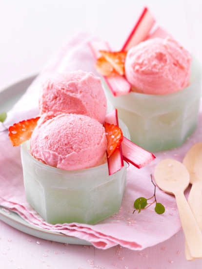 Sorbet rabarbarowo-truskawkowy