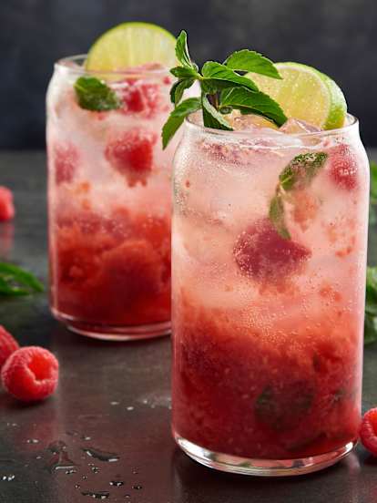 Virgin Raspberry Mojito