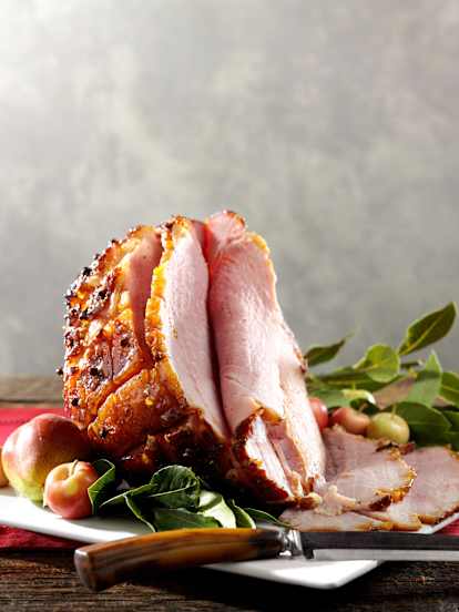 Honey Mustard Orange Glazed Ham