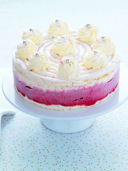 Cherry and Almond Vacherin