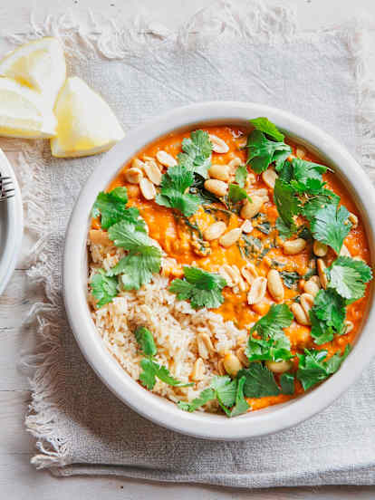 West African Peanut Soup with Chicken