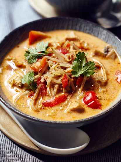 Kokossuppe Tom Kha Gai
