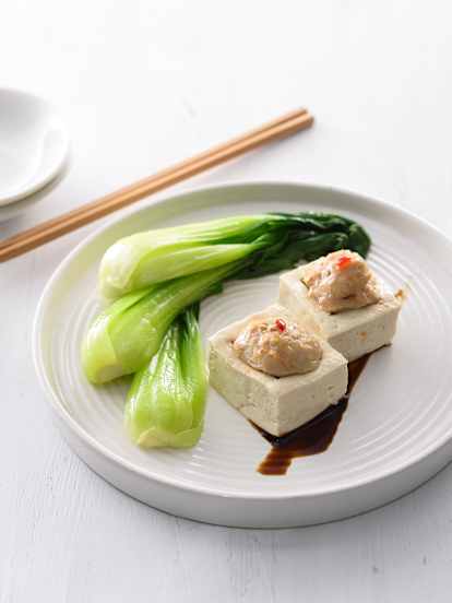 雞蓉鑲豆腐