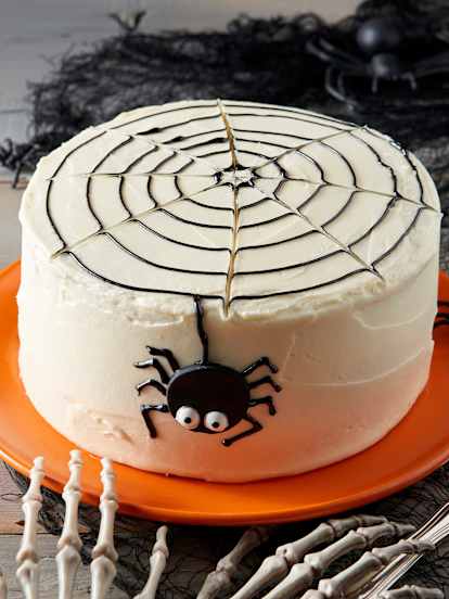 Black Velvet Halloween Cake