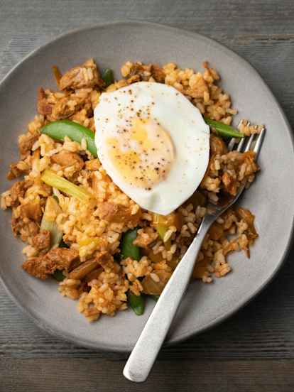 Stir-fried Pork and Kimchi Rice