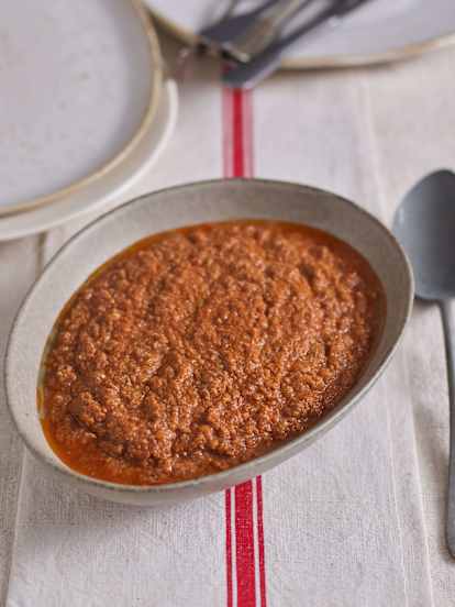Carne moída à bolonhesa