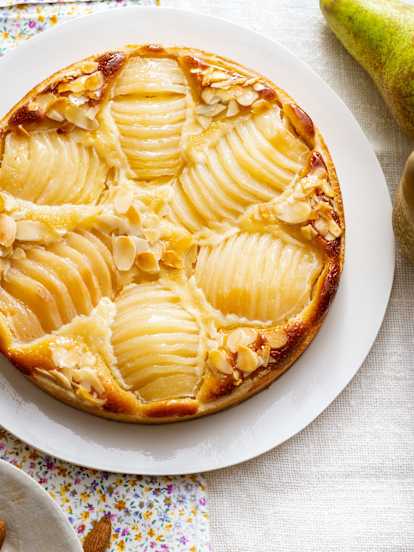 Tarte amandine aux poires