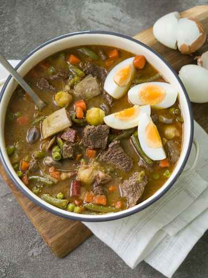 Menestra de verduras al estilo asturiano en cocción lenta