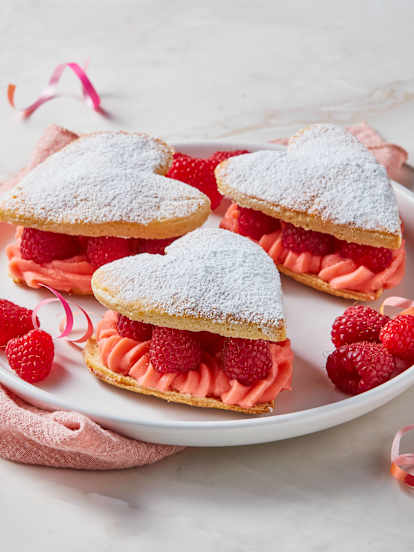 Rosé Cream Puff Pastry