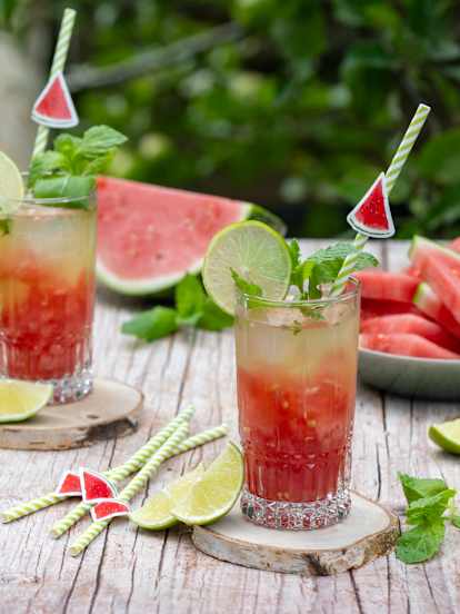 Arbuzowe bezalkoholowe mojito