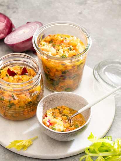 Aromatisches Gemüse-Dressing