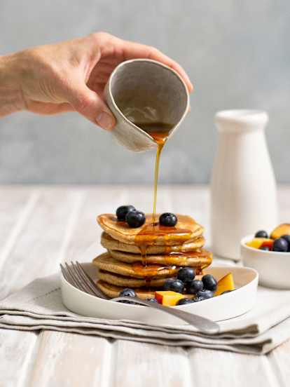 Almond milk to almond pancakes