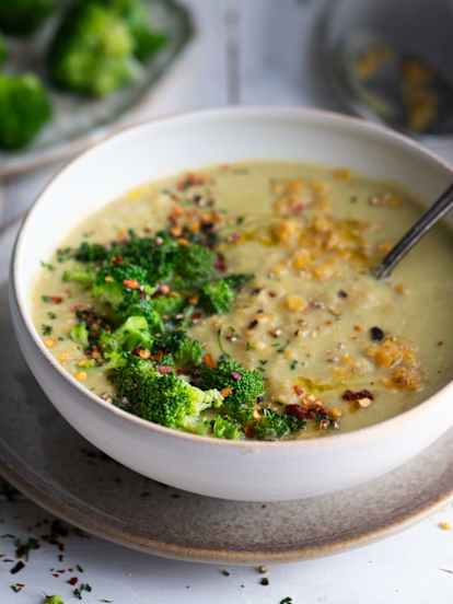 Broccoli Red Lentil Soup