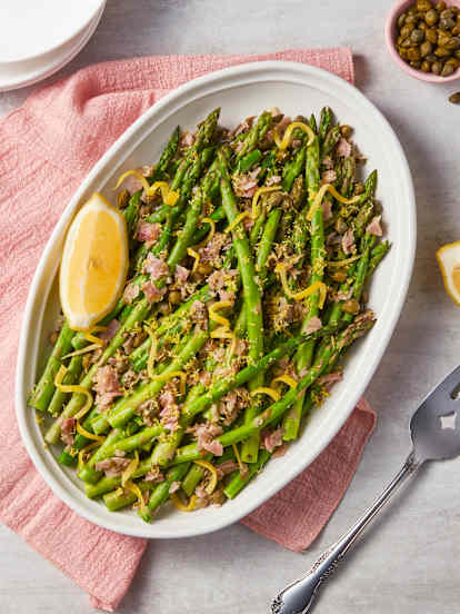 Lemon Caper Asparagus