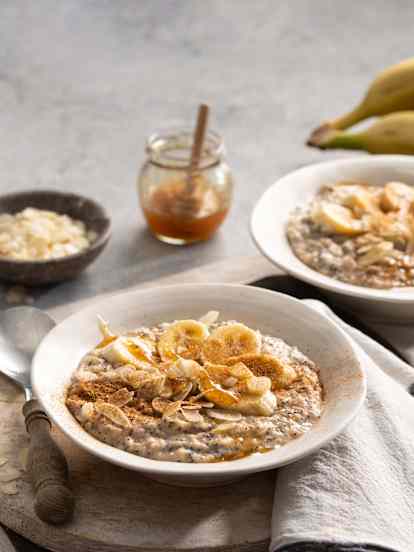Bananen-Honig Porridge