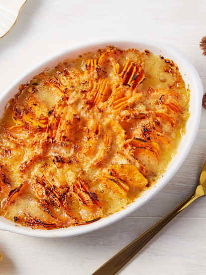 Butternut Squash and Smoked Gouda Gratin