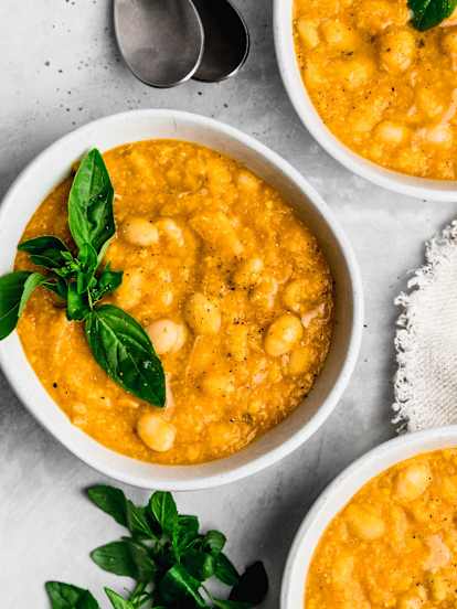 Porotos granados con mazamorra