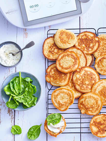 Pancakes à la farine semi-complète et au son d’avoine