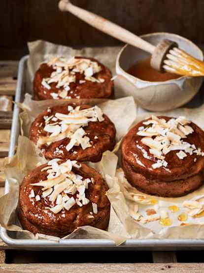 Spiced orange, pumpkin and prune cakes