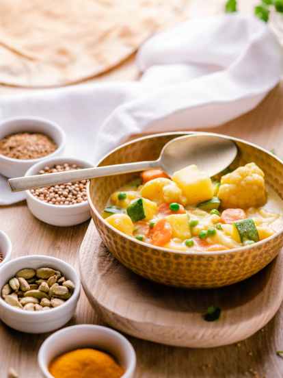 Indiase groentencurry