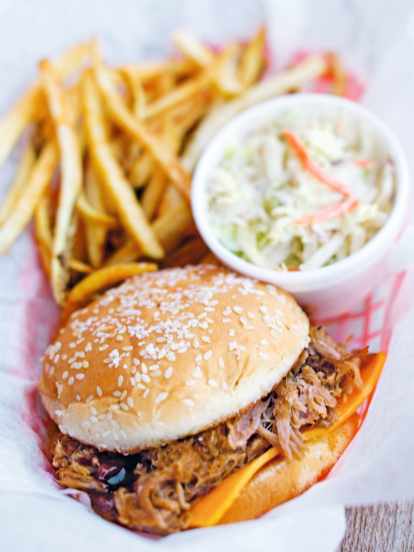 Burger au porc braisé