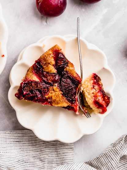 Kuchen fácil de ciruelas