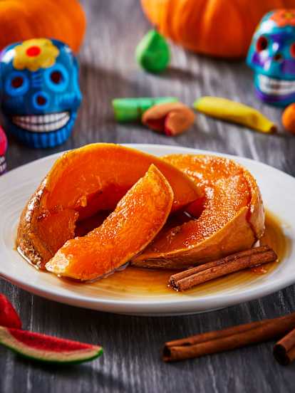 Pumpkin in Piloncillo Syrup
