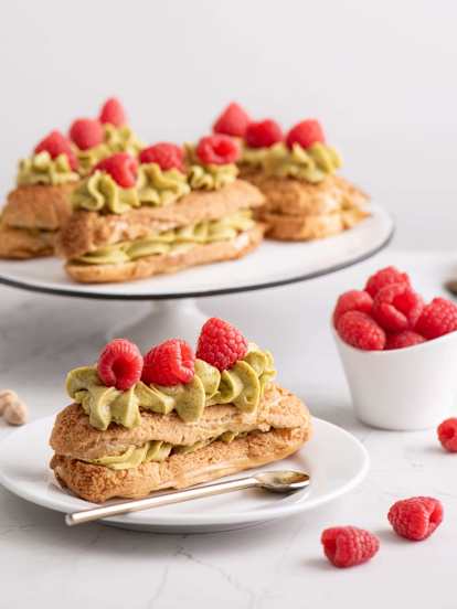 Eklerki pistacjowe