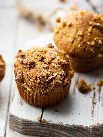 Muffiny z batatami i orzechami