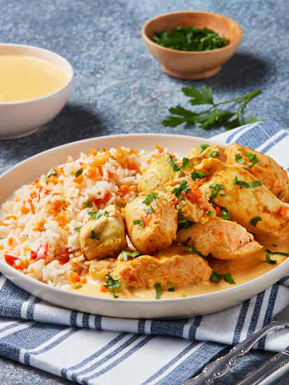 Chicken with Vegetable Rice