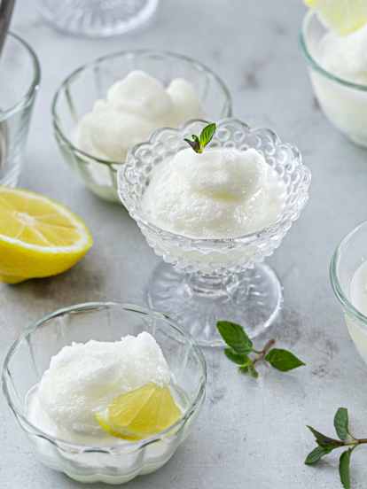 Lemon sorbet