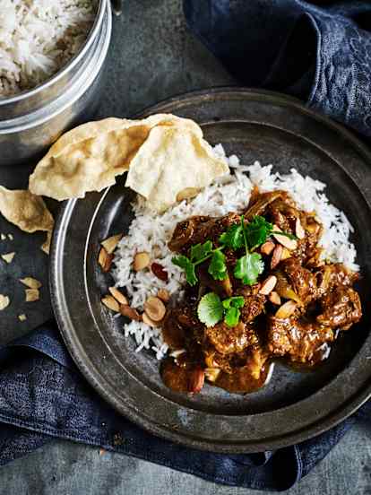 Slow-cooked lamb Madras