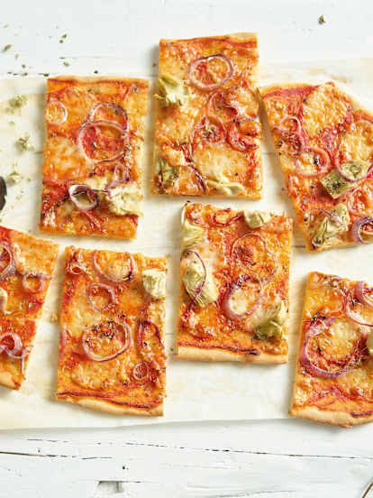 Pizza végétarienne express