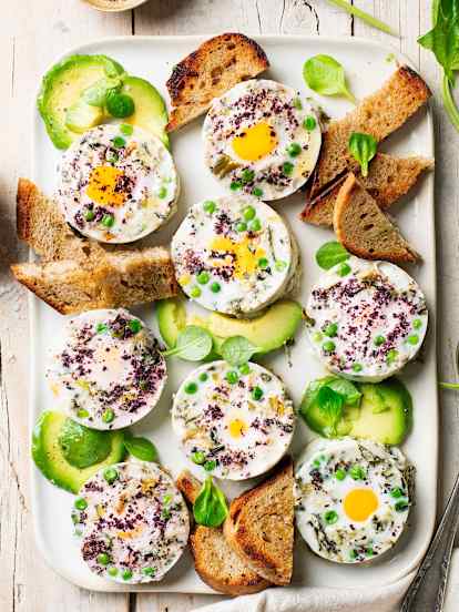 Mini Groene Shakshuka's