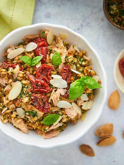 Farro tonno e pomodorini secchi (Modalità Cuoci riso)