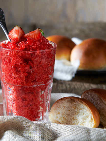Granizado de fresas