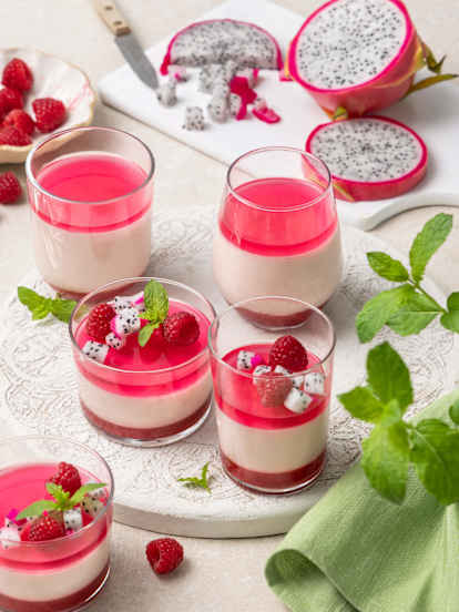 Pink Panna Cotta
