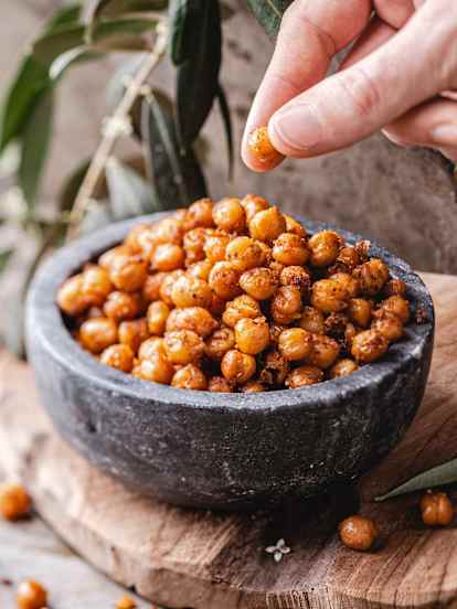 Pois chiches grillés