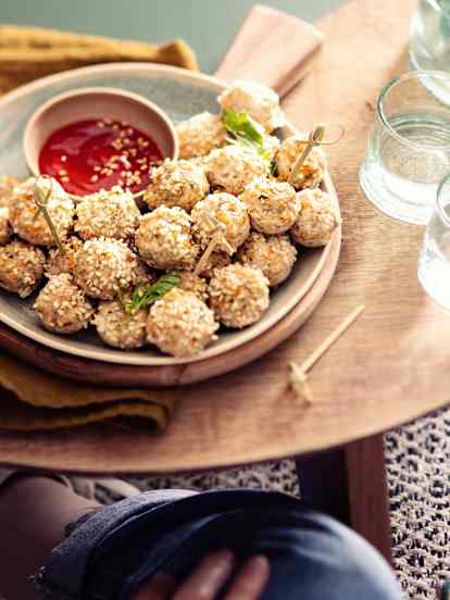Boulettes de poulet asiatiques