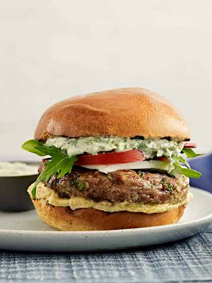 Mediterranean Lamb Burger