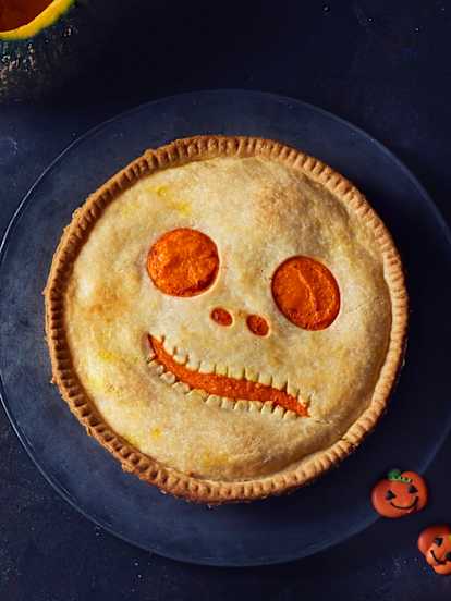 Tarte au potiron d'Halloween