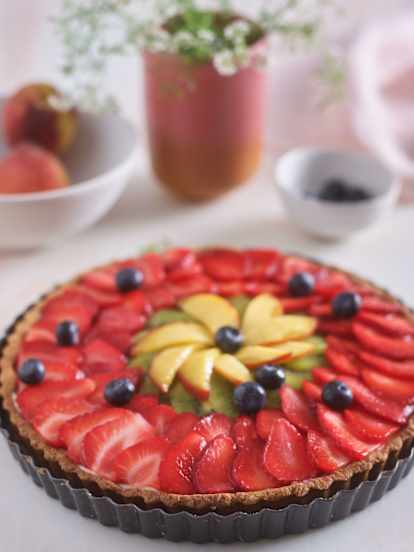 Tarta de fruta fresca