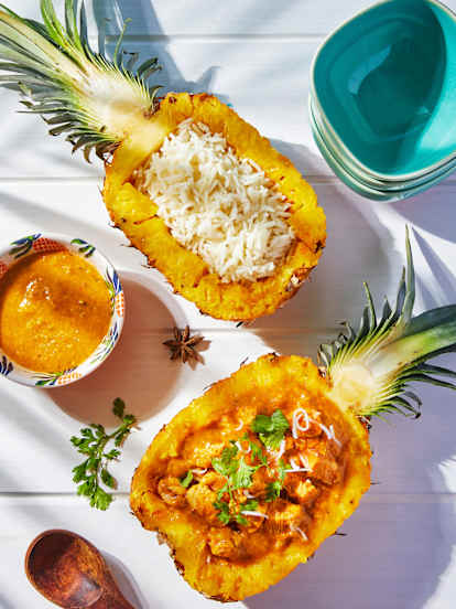 Pineapple Chicken Malvani Curry