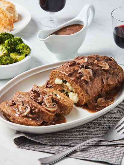 Meatloaf with Mushroom Sauce