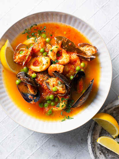 Meeresfrüchte-Suppe