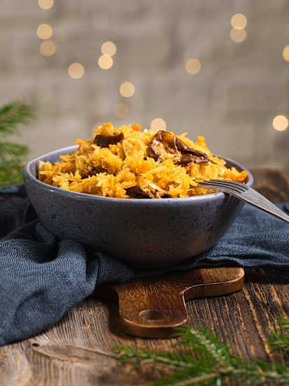 Wigilijna kapusta z grzybami