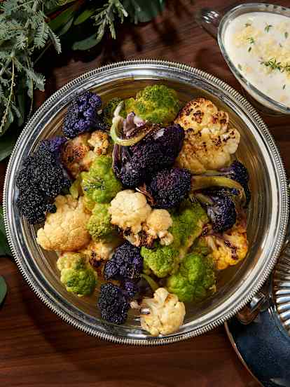 Multi-Color Cauliflower with Béchamel (Bill Yosses)
