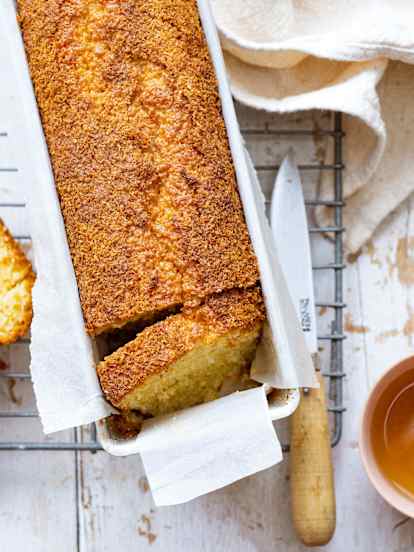 Quatre-quarts coco-citron vert