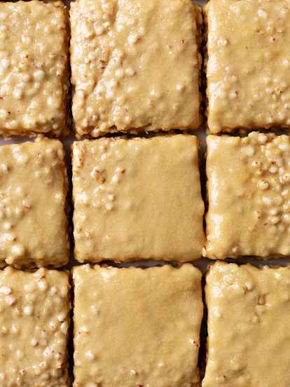 Gepofte Quinoa-, Amandel- en Honing Bars